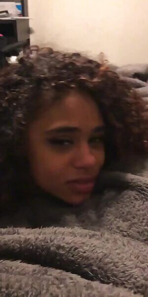 Ebony Having Fun With Two Friends