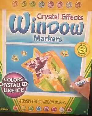 Crystal window markers.
