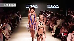 Tape fashion walk. Anyone have an ID on girl #5?