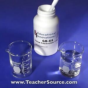 Thanks sodium polyacrylate.