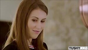 Tushy - Work For Anal - On her knees and under his desk