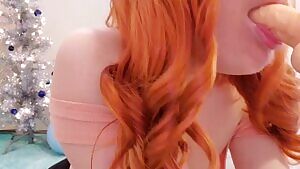 Happy Christmas from this redheaded cock sucker!