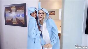 Anny Aurora & Eliza Ibarra - Onesie Twosie Threesome